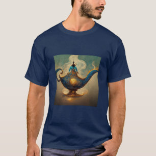 Magical Genie Lamp Designed T-Shirt 