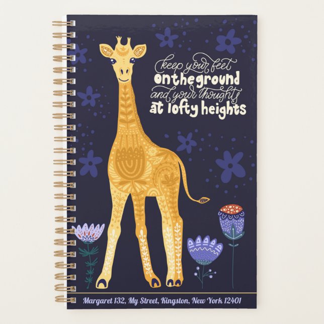 Magical Giraffe Planner (Front)