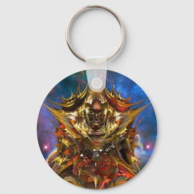 Magical Golden Star Key Ring (Front)