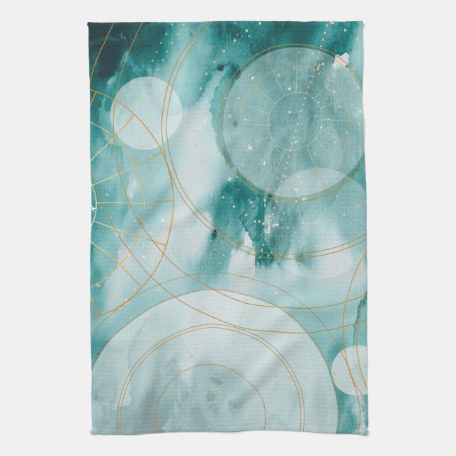 Magical Graduation Stars II Tea Towel (Vertical)