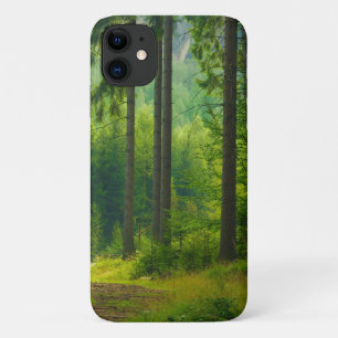 Magical green forest path trees mist  Case-Mate iPhone case