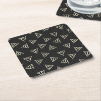 Magical Grey Yellow Triangle Circle Wand Symbol