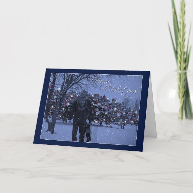 Magical Guitar Christmas Card (Front)