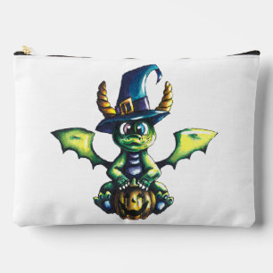 Magical Halloween Dragon Design Accessory Pouch