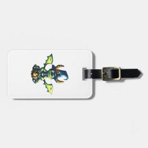 Magical Halloween Dragon Design Luggage Tag