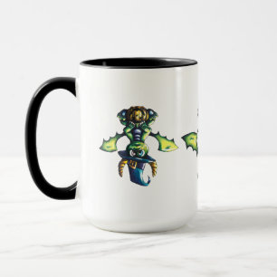 Magical Halloween Dragon Design Mug