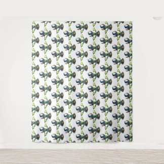 Magical Halloween Dragon Design Tapestry