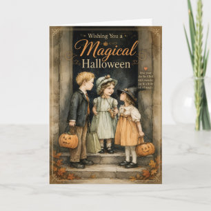 Magical Halloween Greeting Card