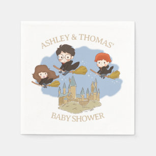 Magical Harry Potter and Hogwarts Baby Shower Napkin