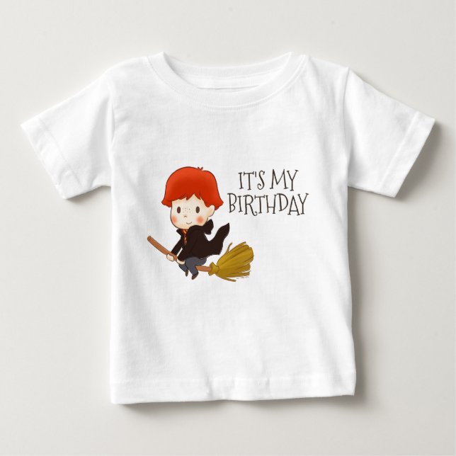Magical HARRY POTTER™ and Hogwarts Birthday Baby T-Shirt (Front)
