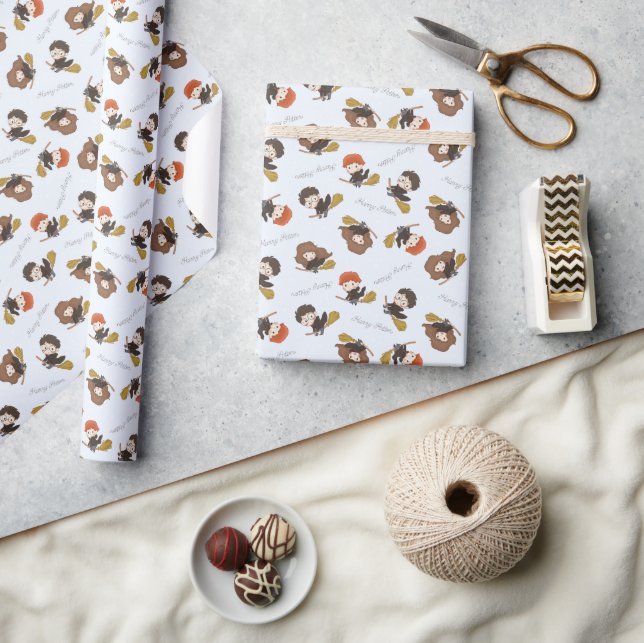 Magical HARRY POTTER™ and Hogwarts Birthday Wrapping Paper (Crafts)