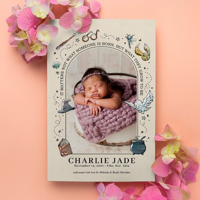 Magical Harry Potter Birth Announcement (Creator Uploaded)