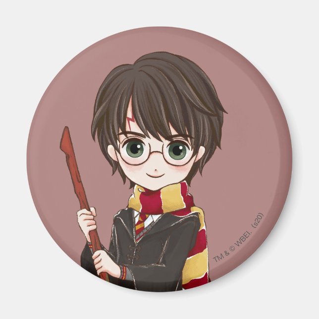 Magical HARRY POTTER™ Watercolor Magnet (Front)