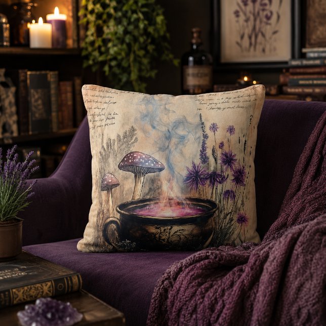 Magical Herbal Cauldron Botanical Cushion (Creator Uploaded)