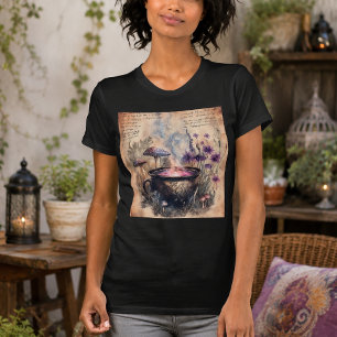 Magical Herbal Cauldron Botanical T-Shirt