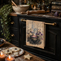 Magical Herbal Cauldron Botanical