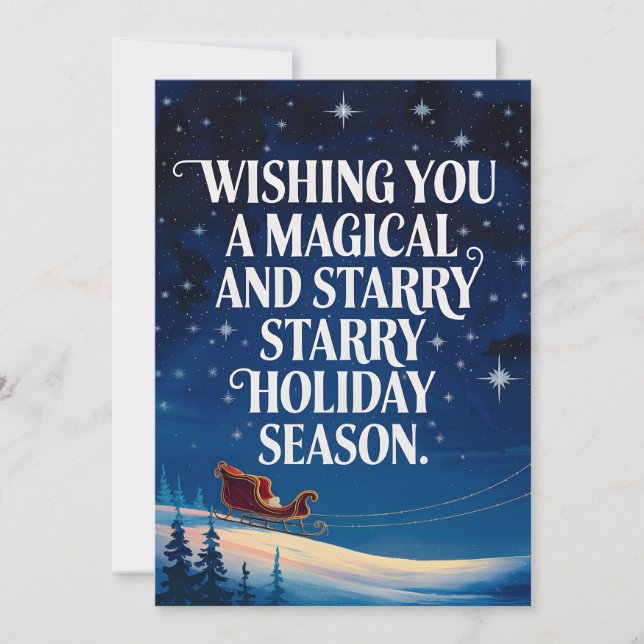 Magical Holiday - Christmas Card (Front)