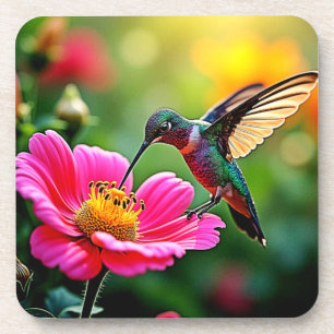 Magical Hummingbird Moments Design Coaster
