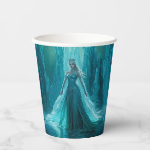 Magical Ice Queen Winter Christmas Paper Cups
