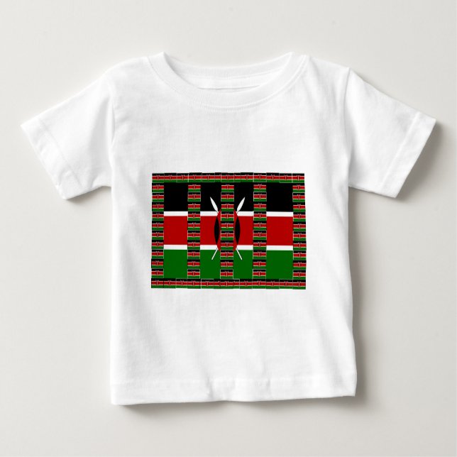 🇰🇪 Magical Kenya: Frame of Unity and Pride Baby T-Shirt (Front)