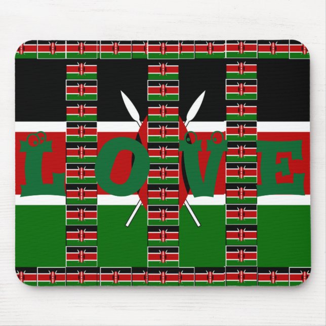 🇰🇪 Magical Kenya: Frame of Unity and Pride  Mouse Pad (Front)
