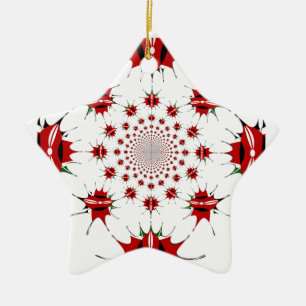 Magical Kenya: Kaleidoscope Culture identity 🇰🇪 Ceramic Tree Decoration