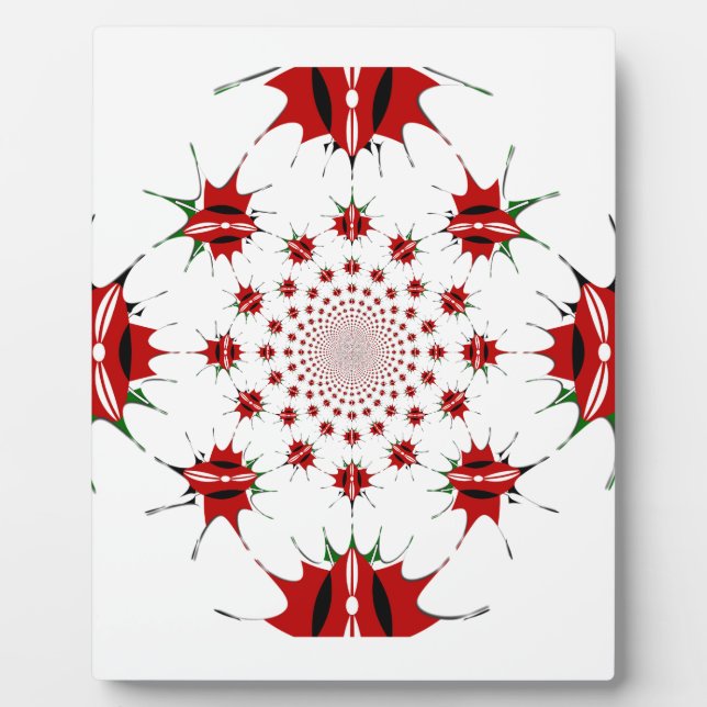 Magical Kenya: Kaleidoscope Culture identity 🇰🇪  Plaque (Front)