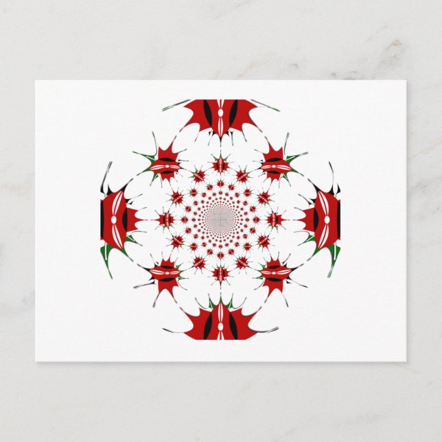 Magical Kenya: Kaleidoscope Culture identity 🇰🇪  Postcard (Front)