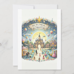 "Magical Kingdom Birthday Celebration" Invitation
