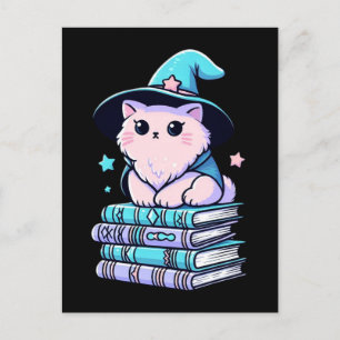 Magical Kitty Sorcerer Postcard