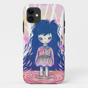Magical Lake Girl In Forest surreal Case-Mate iPhone Case