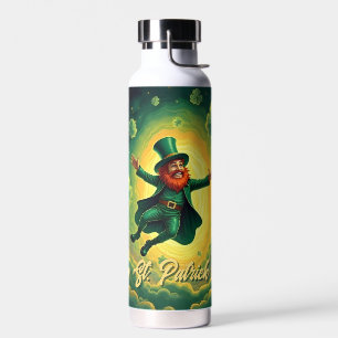 Magical Leprechaun St. Patrick’s Day Art Water Bottle