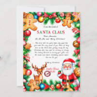 Magical Letter from Santa Card