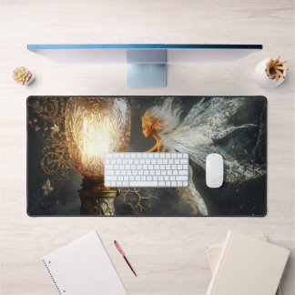 Magical Light Fairy Vintage Fantasy Desk Mat