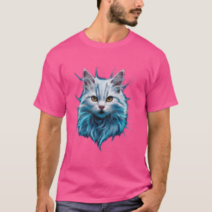Magical Lightning Cat Cool Feline Fantasy Cute Kit T-Shirt