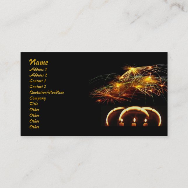 Magical Lights Profile Card (Front)