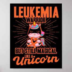 Magical Like A Unicorn Leukaemia Awareness Poster