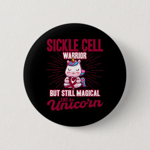 Magical Like A Unicorn Sickle Cell Awareness 1 6 Cm Round Badge