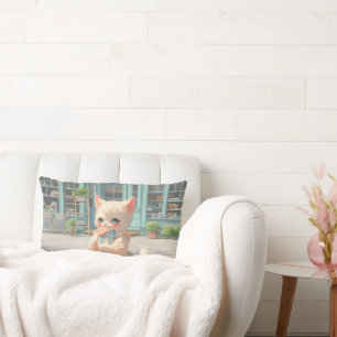 Magical Lollipop: Bao Bao Baby Cat Sweet Shop Lumbar Cushion