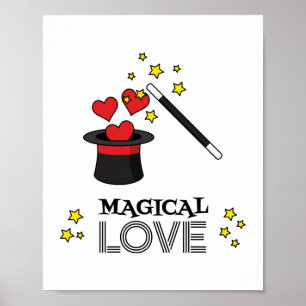 Magical Love - Black Poster