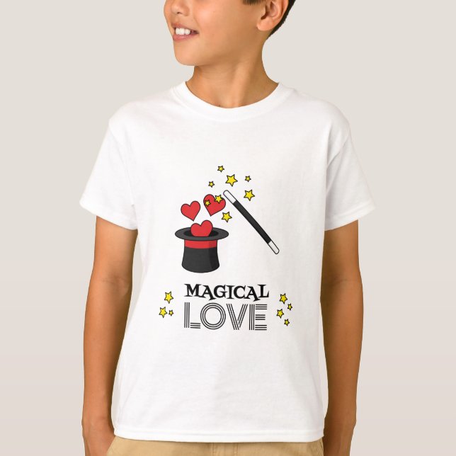 Magical Love - Black T-Shirt (Front)