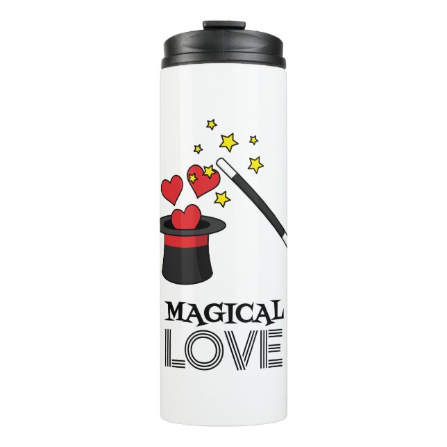 Magical Love - Black Thermal Tumbler (Front)