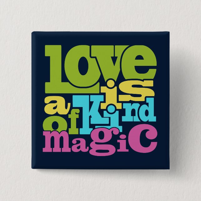 Magical Love button (Front)