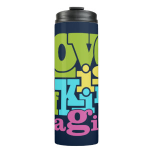 Magical Love custom monogram tumbler