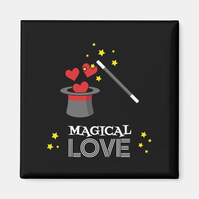 Magical Love - White Magnet (Front)