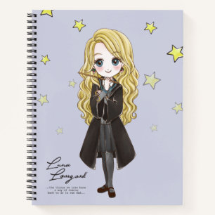 Magical Luna Lovegood Watercolor Notebook