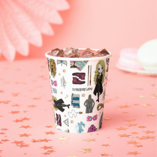 Magical Luna Lovegood Watercolor Paper Cups