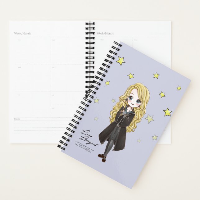 Magical Luna Lovegood Watercolor Planner (Display)