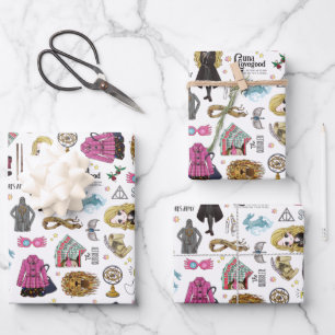 Magical Luna Lovegood Watercolor Wrapping Paper Sheet