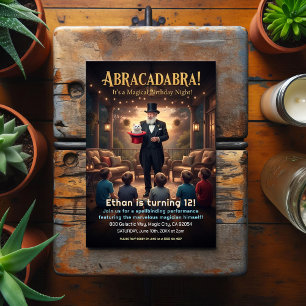Magical Magician Birthday Party  Postcard